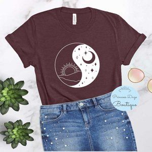 Sun & Moon Graphic Tee Shirtβ